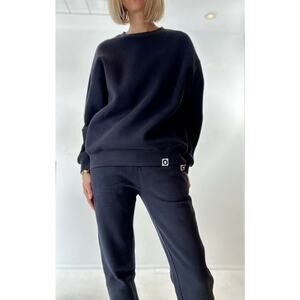 Okay Alright Good Enough Crew Navy Blue Size Medium NWT MSRP: $71